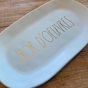 New Rae Dunn Light Blue Hor D’oeuvres Platter